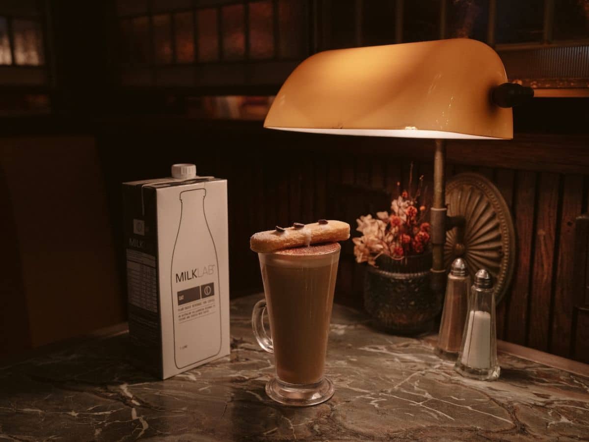 Tiramisu Oat Latte in The Grounds of The City