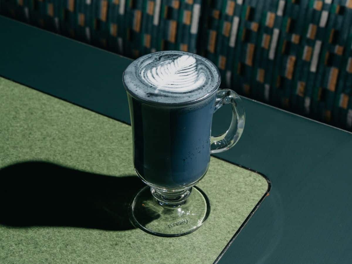 Black Sesame Latte in The Grounds Coffee Factory