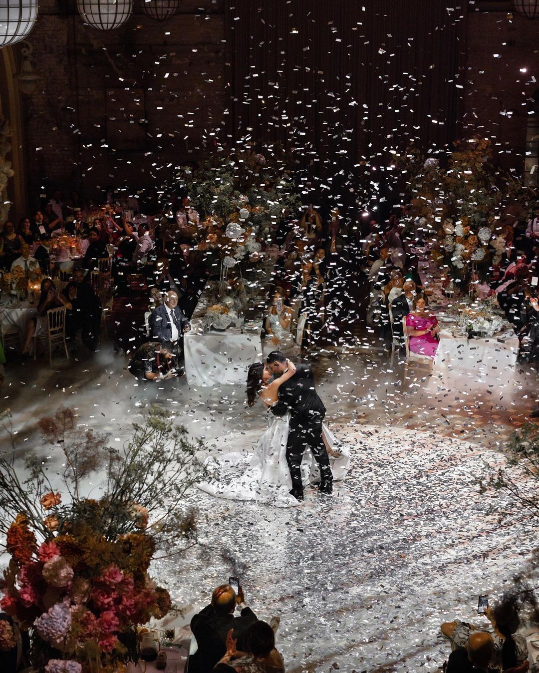 The Grounds Events | The Eveleigh Weddings Couple Dancing in Confetti Drop