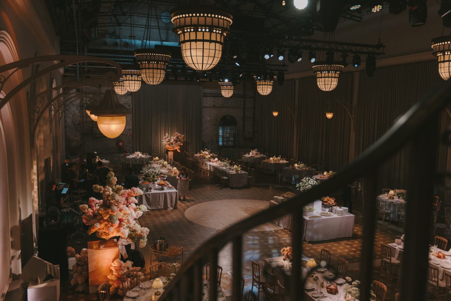 The Eveleigh events space, styled for a beautiful minimalist wedding.
