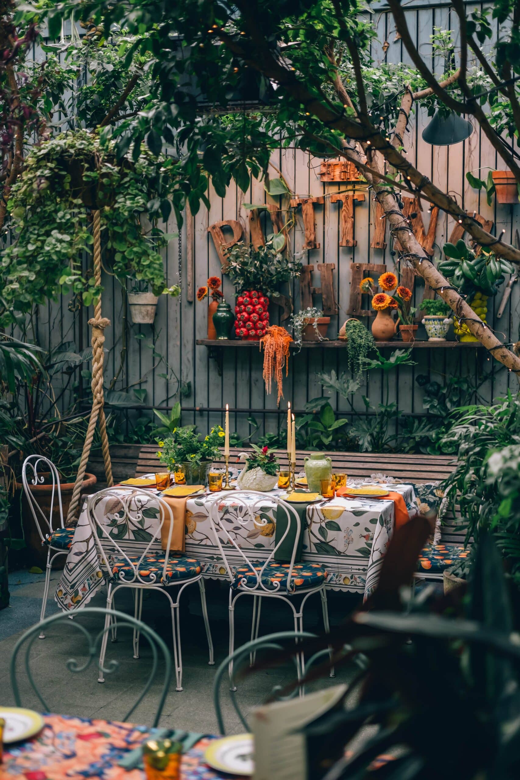The Swing Seat | The Potting Shed at The Grounds of Alexandria